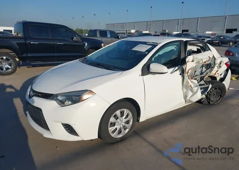 2016 Toyota Corolla L from USA, damaged, VIN 2T1BURHE9GC718745